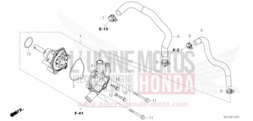 WATER PUMP CBR500RAR de 2024